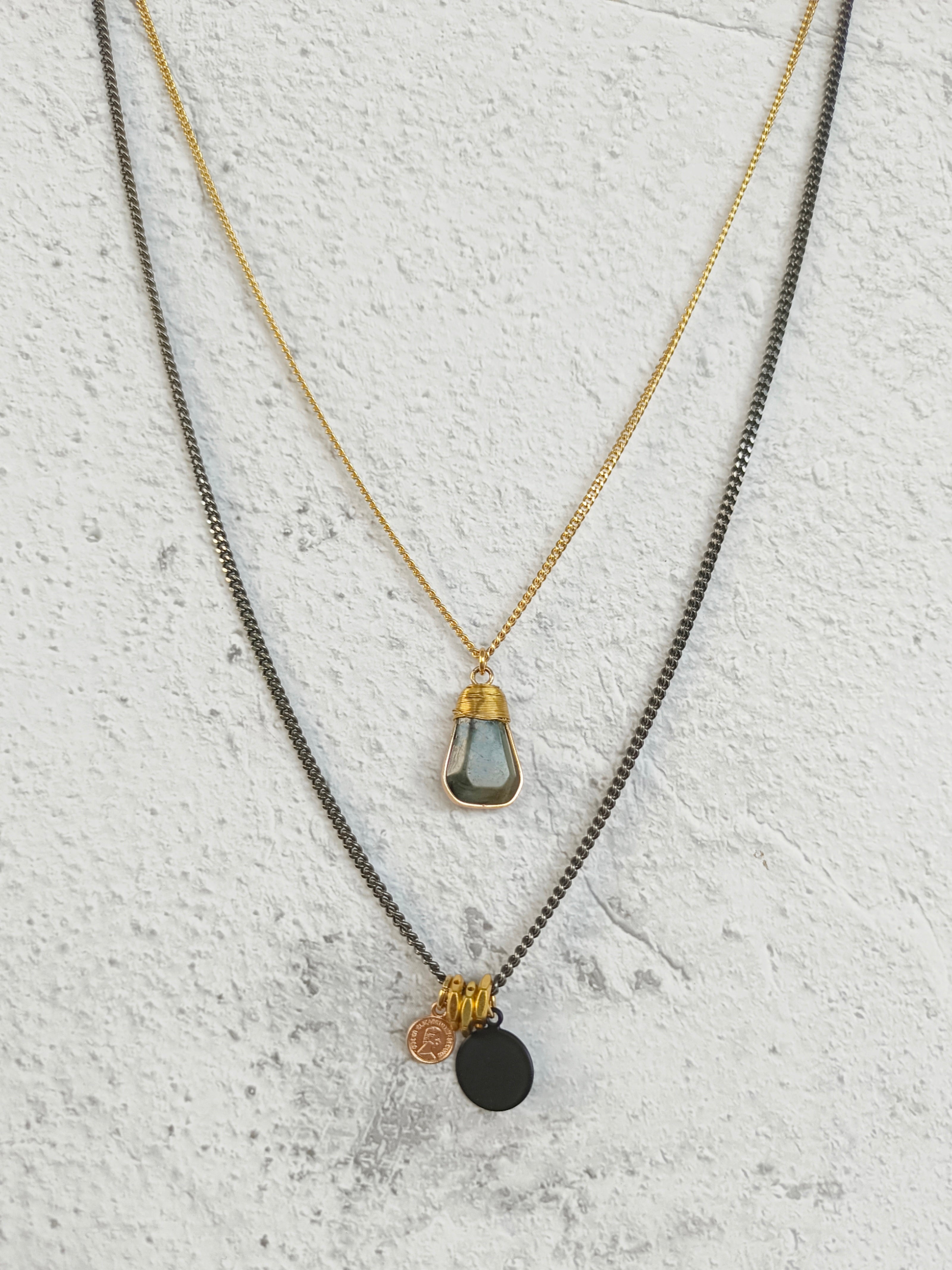 Petty | Gold chain and pendants Pattie 