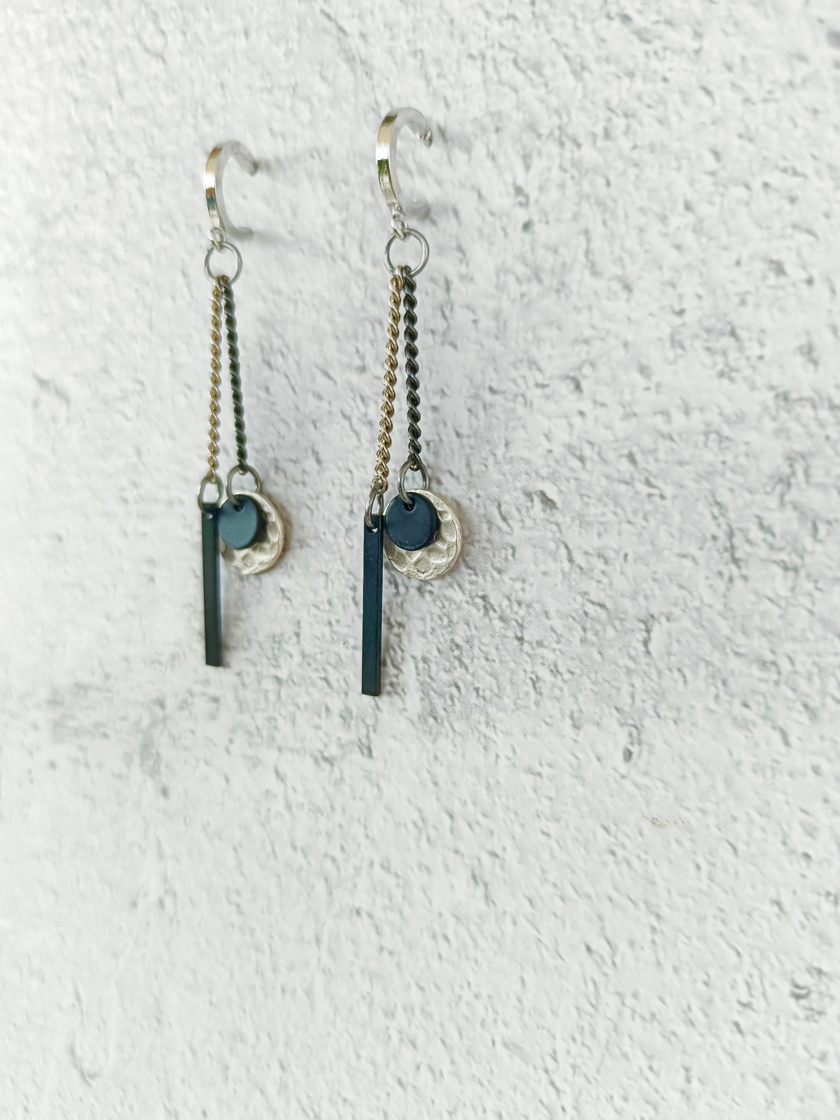 Awad | Shaiva and cone hanging earrings